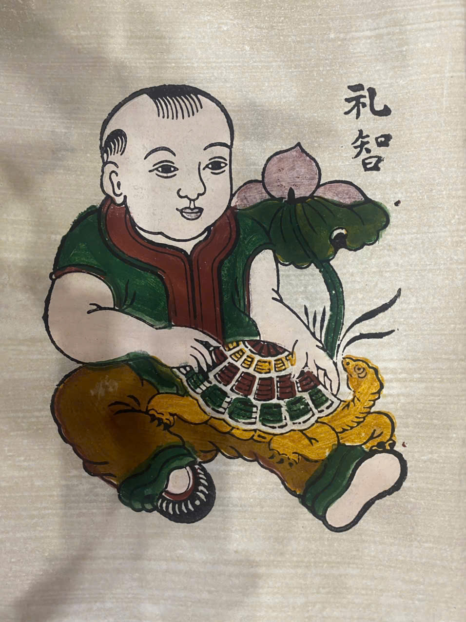 Tranh Đông Hồ - Lễ Trí